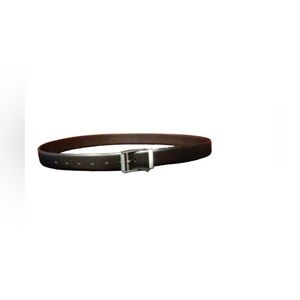 SWISSGEAR Reversible Solid Buckle Leather Belt - Medium - Black Brown